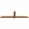 Ekena Millwork Eugene Smooth Timber Gable Bracket, Western Red Cedar, 96"W x 28"H x 3 1/2"D x 5 1/2"F, 7/12 Pitch GBW096X28X0406EUG00SWR - alternate 2